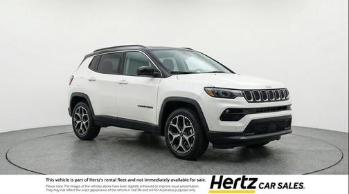 Bright White Clearcoat 2025 Jeep Compass Limited