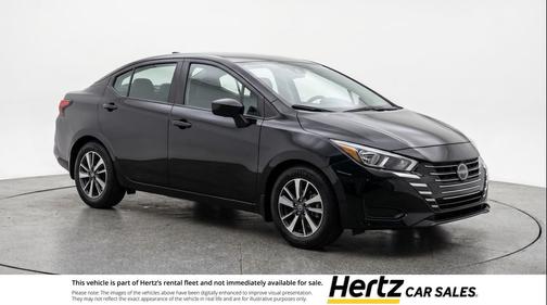Super Black 2025 Nissan Versa 1.6 SV