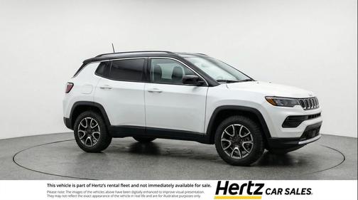 Bright White Clearcoat 2025 Jeep Compass Trailhawk
