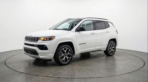 Bright White Clearcoat 2025 Jeep Compass Limited