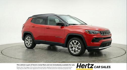 Red Hot Pearlcoat 2025 Jeep Compass Limited