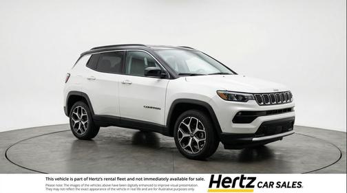 Bright White Clearcoat 2025 Jeep Compass Limited
