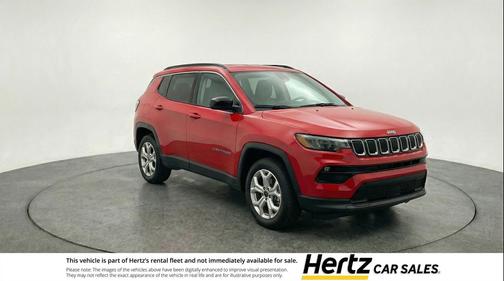 Red Hot Pearlcoat 2025 Jeep Compass Latitude