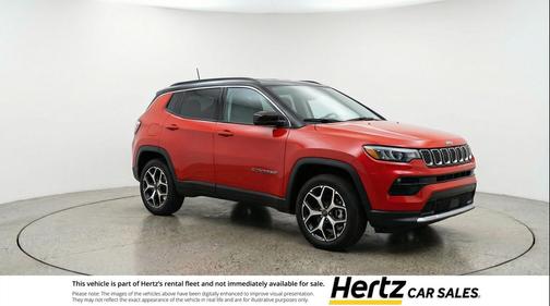 Red Hot Pearlcoat 2025 Jeep Compass Limited