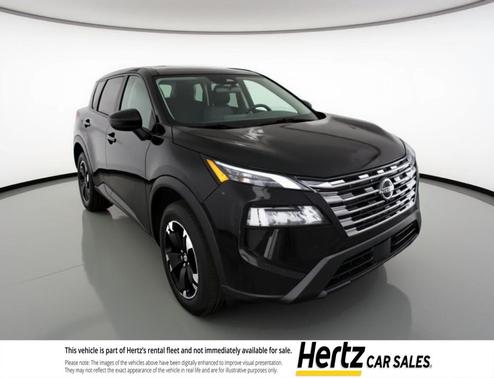 Super Black 2025 Nissan Rogue SV