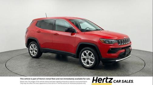 Red Hot Pearlcoat 2025 Jeep Compass Latitude