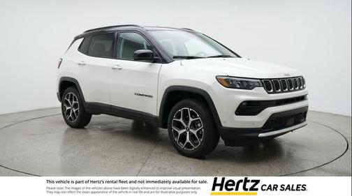 Bright White Clearcoat 2025 Jeep Compass Limited