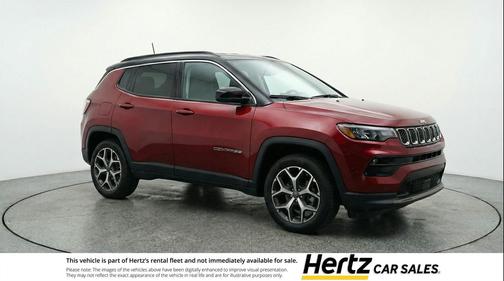 Red Hot Pearlcoat 2025 Jeep Compass Limited