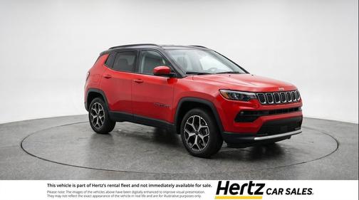 Red Hot Pearlcoat 2025 Jeep Compass Limited