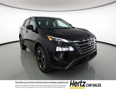 Super Black 2025 Nissan Rogue SV