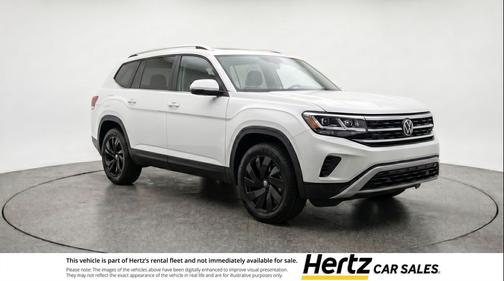 White 2026 Volkswagen Atlas 2.0T SE w/Technology 4MOTION