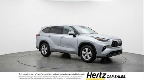 Celestial Silver Metallic 2025 Toyota Highlander LE