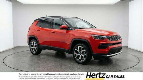 Red Hot Pearlcoat 2025 Jeep Compass Limited