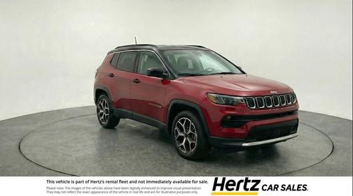 Red Hot Pearlcoat 2025 Jeep Compass Limited
