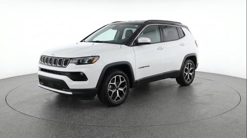 Bright White Clearcoat 2025 Jeep Compass Limited