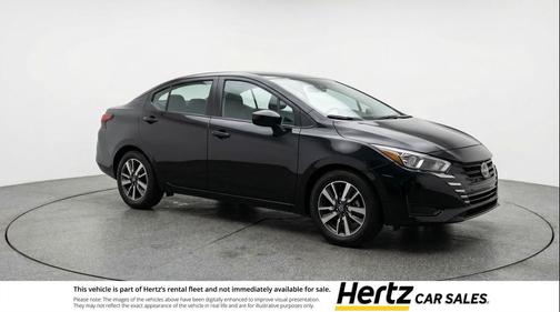Super Black 2025 Nissan Versa 1.6 SV
