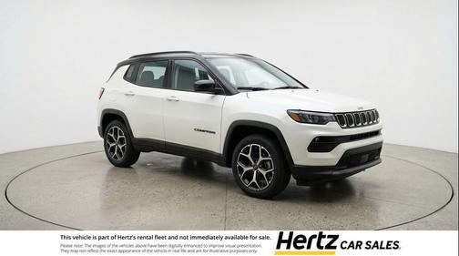 Bright White Clearcoat 2025 Jeep Compass Limited