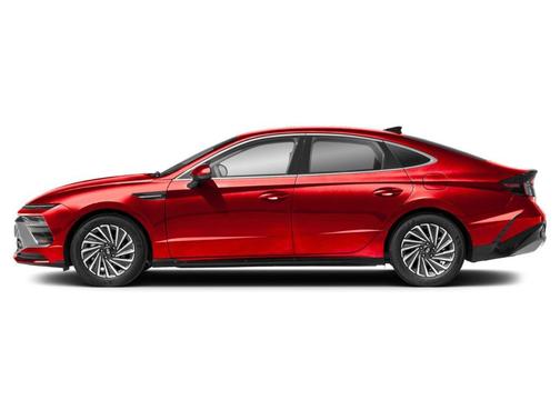 Ultimate red 2025 Hyundai SONATA Hybrid SE