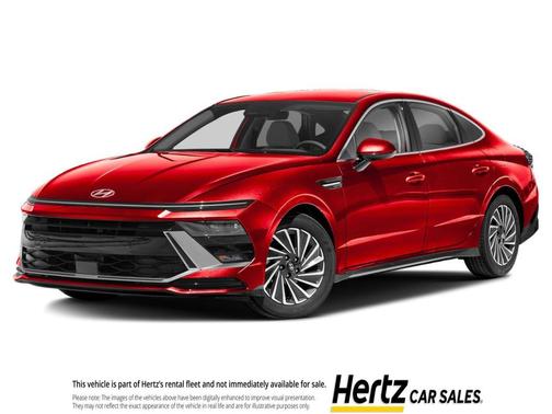 Ultimate red 2025 Hyundai SONATA Hybrid SE