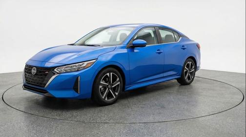 Electric Blue Metallic 2025 Nissan Sentra SV