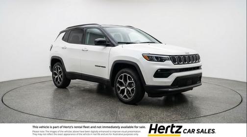 Bright White Clearcoat 2025 Jeep Compass Limited