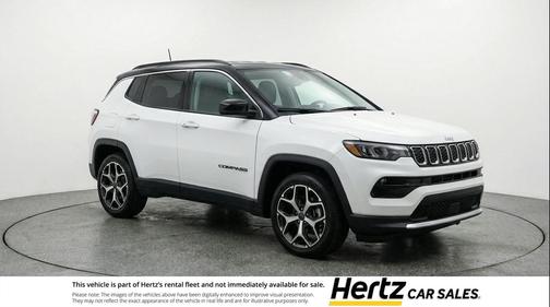 Bright White Clearcoat 2025 Jeep Compass Limited