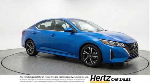 Electric Blue Metallic 2025 Nissan Sentra SV