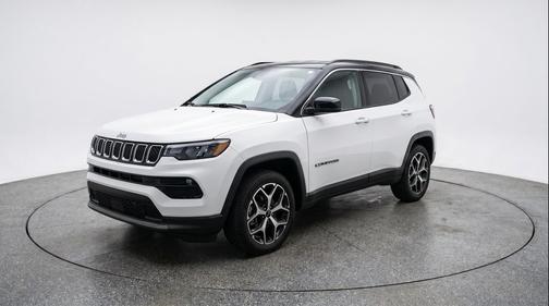 Bright White Clearcoat 2025 Jeep Compass Limited
