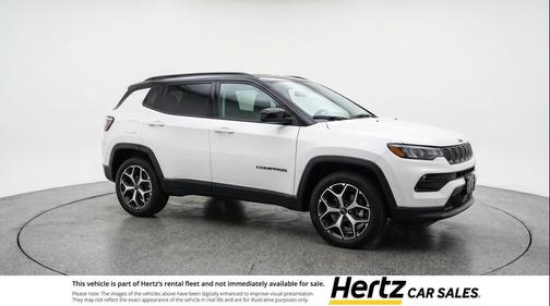 Bright White Clearcoat 2025 Jeep Compass Limited