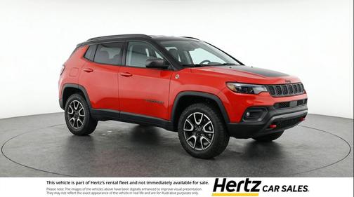 Red Hot Pearlcoat 2025 Jeep Compass Trailhawk