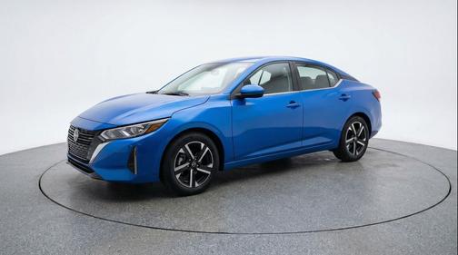 Electric Blue Metallic 2025 Nissan Sentra SV