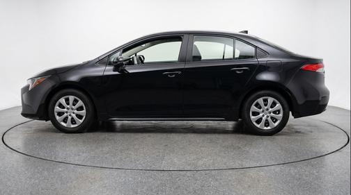 Midnight Black Metallic 2025 Toyota Corolla LE