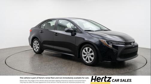 Midnight Black Metallic 2025 Toyota Corolla LE