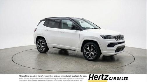 Bright White Clearcoat 2025 Jeep Compass Limited