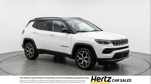 Bright White Clearcoat 2025 Jeep Compass Limited