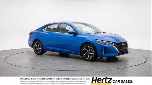 Electric Blue Metallic 2025 Nissan Sentra SV