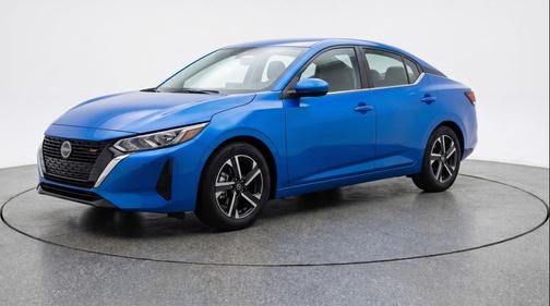 Electric Blue Metallic 2025 Nissan Sentra SV