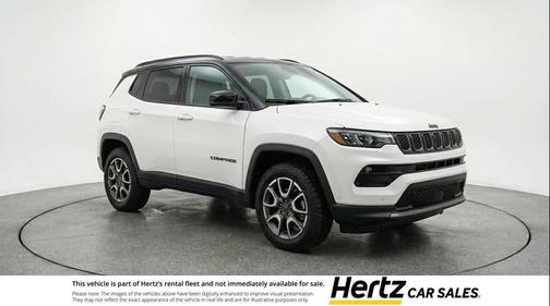 Bright White Clearcoat 2025 Jeep Compass Trailhawk