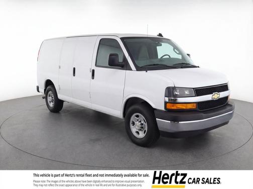 Summit White 2025 Chevrolet Express 3500 RWD 3500 Extended Wheelbase LT
