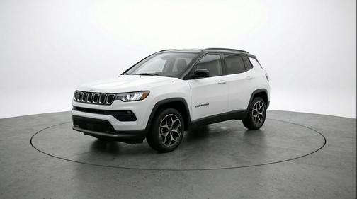 Bright White Clearcoat 2025 Jeep Compass Limited