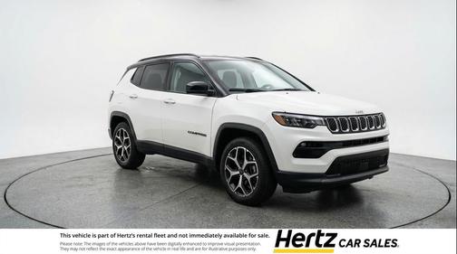 Bright White Clearcoat 2025 Jeep Compass Limited