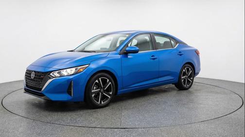 Electric Blue Metallic 2025 Nissan Sentra SV