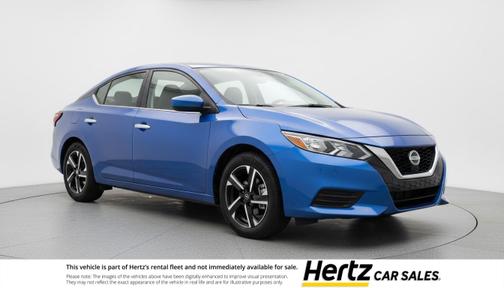 Electric Blue Metallic 2025 Nissan Sentra SV