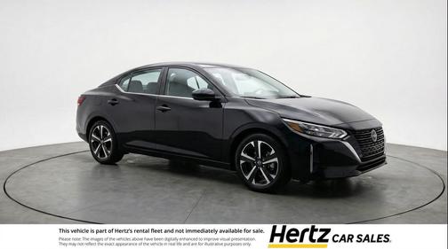 Super Black 2025 Nissan Sentra SV