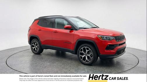 Red Hot Pearlcoat 2025 Jeep Compass Limited