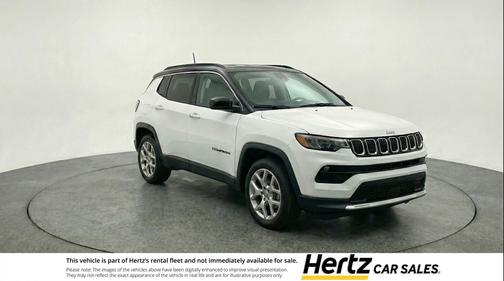 Bright White Clearcoat 2025 Jeep Compass Limited