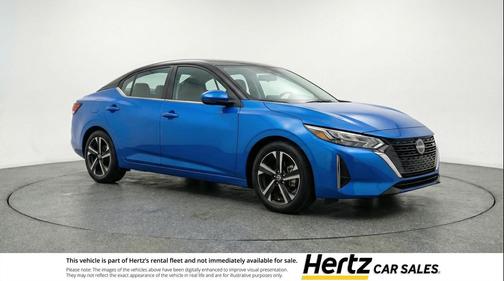 Electric Blue Metallic 2025 Nissan Sentra SV