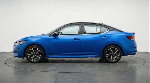 Electric Blue Metallic 2025 Nissan Sentra SV