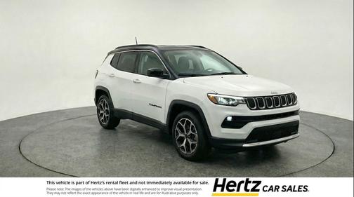 Bright White Clearcoat 2025 Jeep Compass Limited