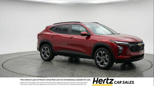 Crimson Metallic 2025 Chevrolet Trax LT